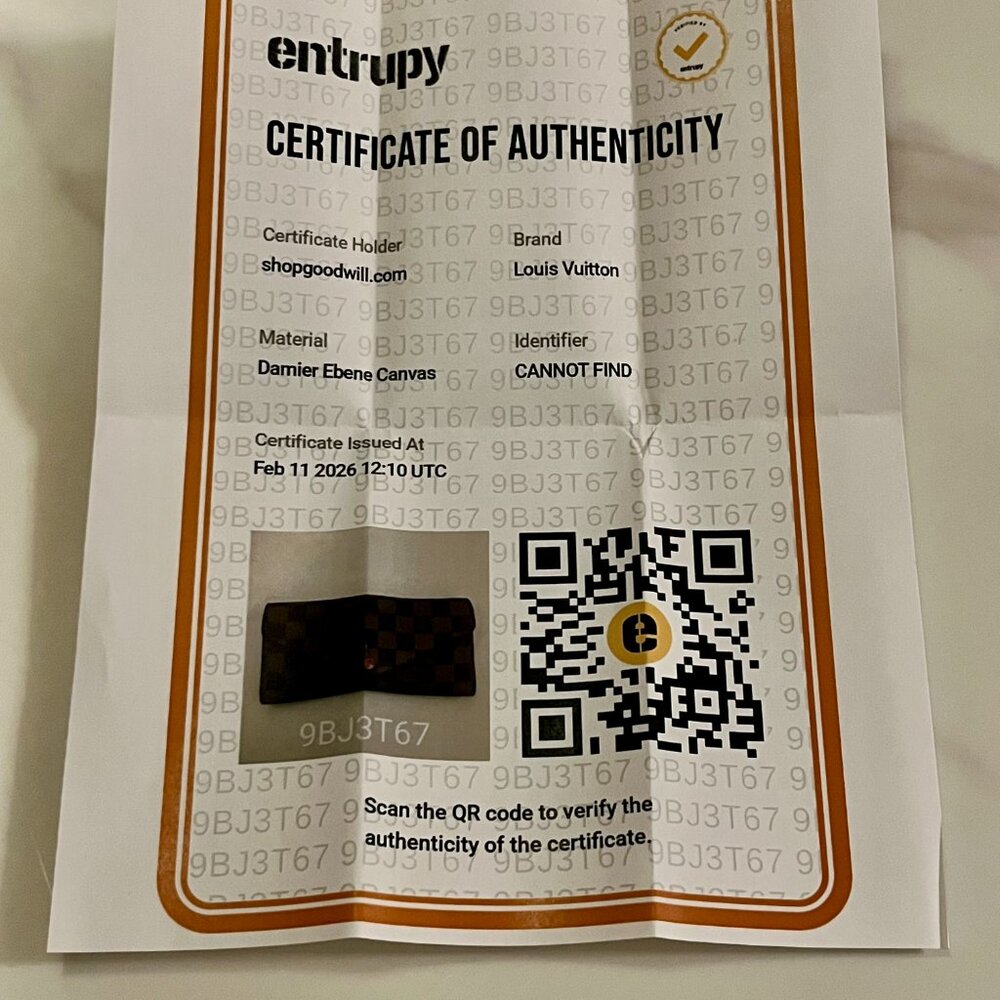 Louis Vuitton Josephine Wallet Damier Ebene Red Wallet + Box/Dust Bag + COA - Picture 13 of 14